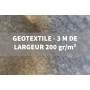 Géotextile - 3 m de largeur 200gr/m²