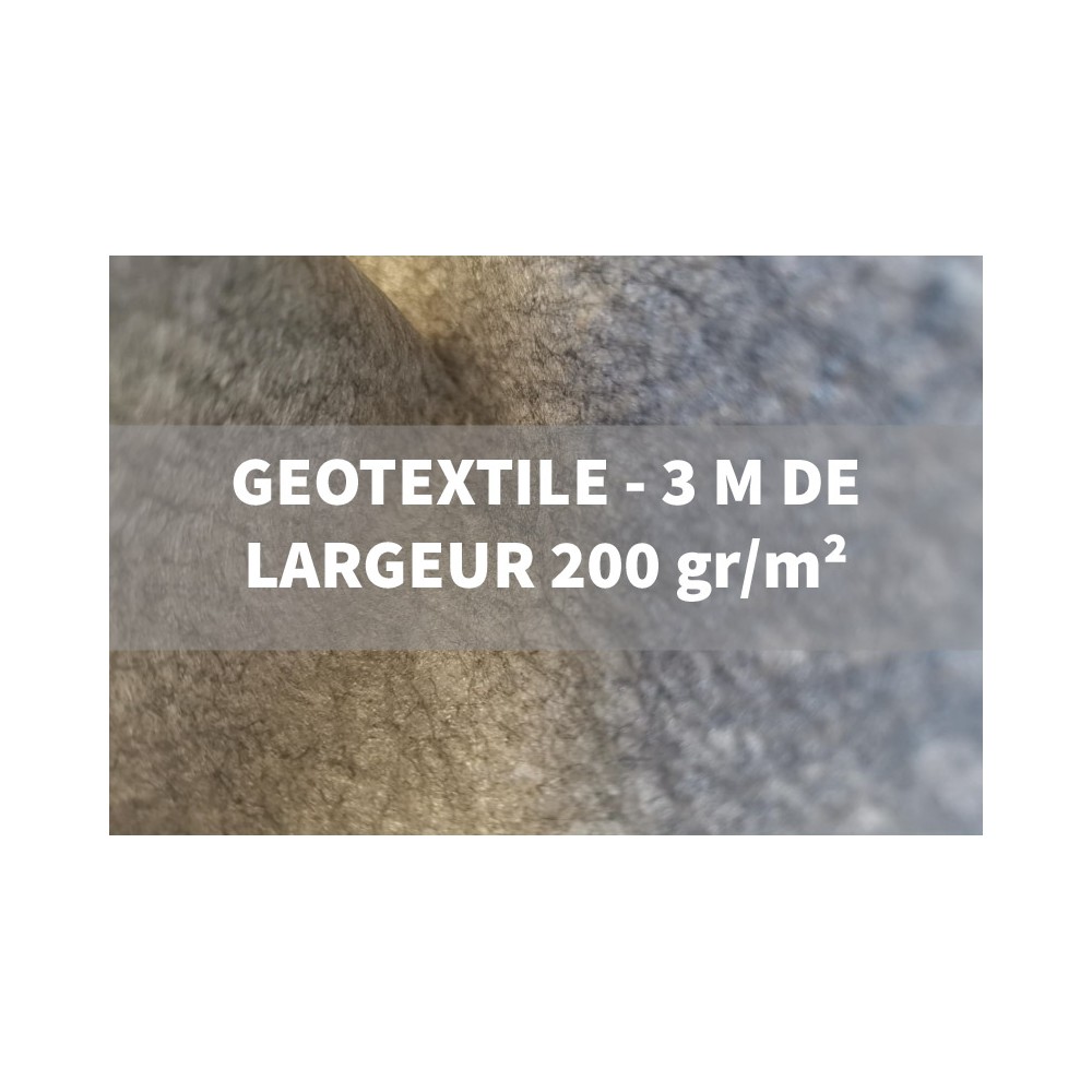 Géotextile 2 mètre de large 110 gr / M2 (vendu linéaire 2/m2