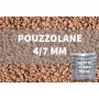 Pouzzolane granulométrie 4/7 mm.. sac de 17 kg