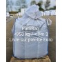 Gravier Blanc crème.. 4/6 concassé . EuroBag 950Kgs