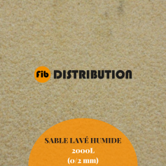 SABLE LAVÉ HUMIDE 2000L (0/2 mm)