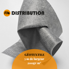 Géotextile - 3 m de largeur 200gr/m² ( prix au m2)