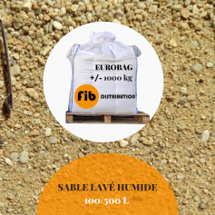 EUROBAG +/- 1000 Kg  - SABLE HUMIDE  0/1L (100L/500L)