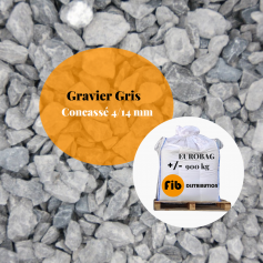 Gravier Gris 4/14 concassé.. EuroBag 950Kg