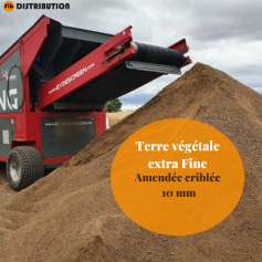 EUROBAG +/- 600 Kg ( 600L) - TERRE VÉGÉTALE AMENDÉE CRIBLÉE 10 MM